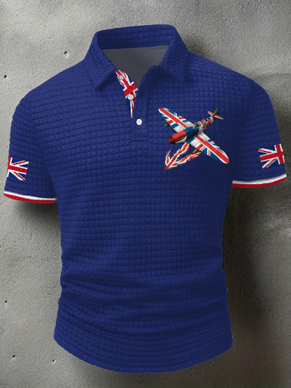 Men's Union Jack Fighter Short Sleeve Shirt