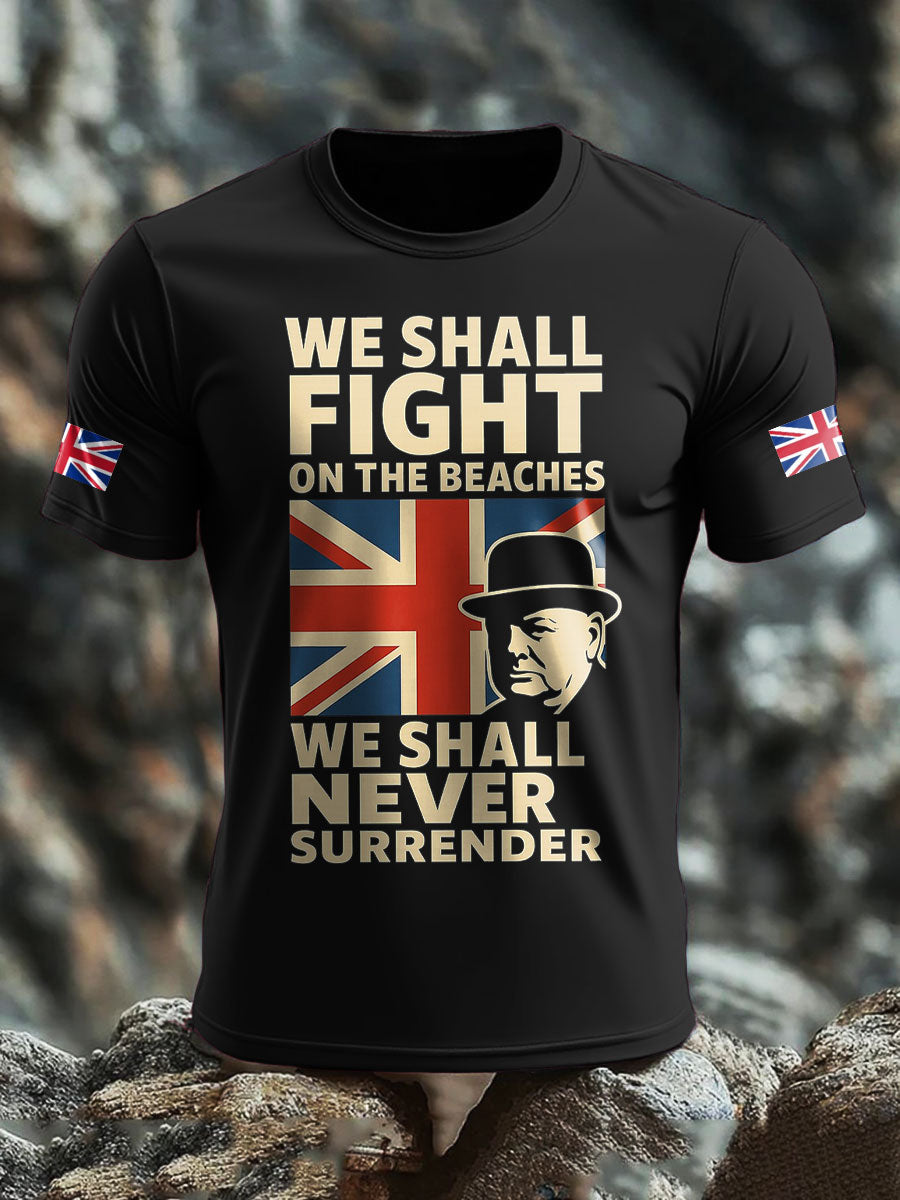 Men's UK Flag Printed T-shirt