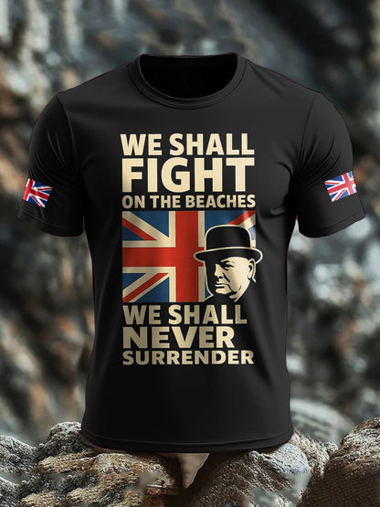 Men's UK Flag Printed T-shirt