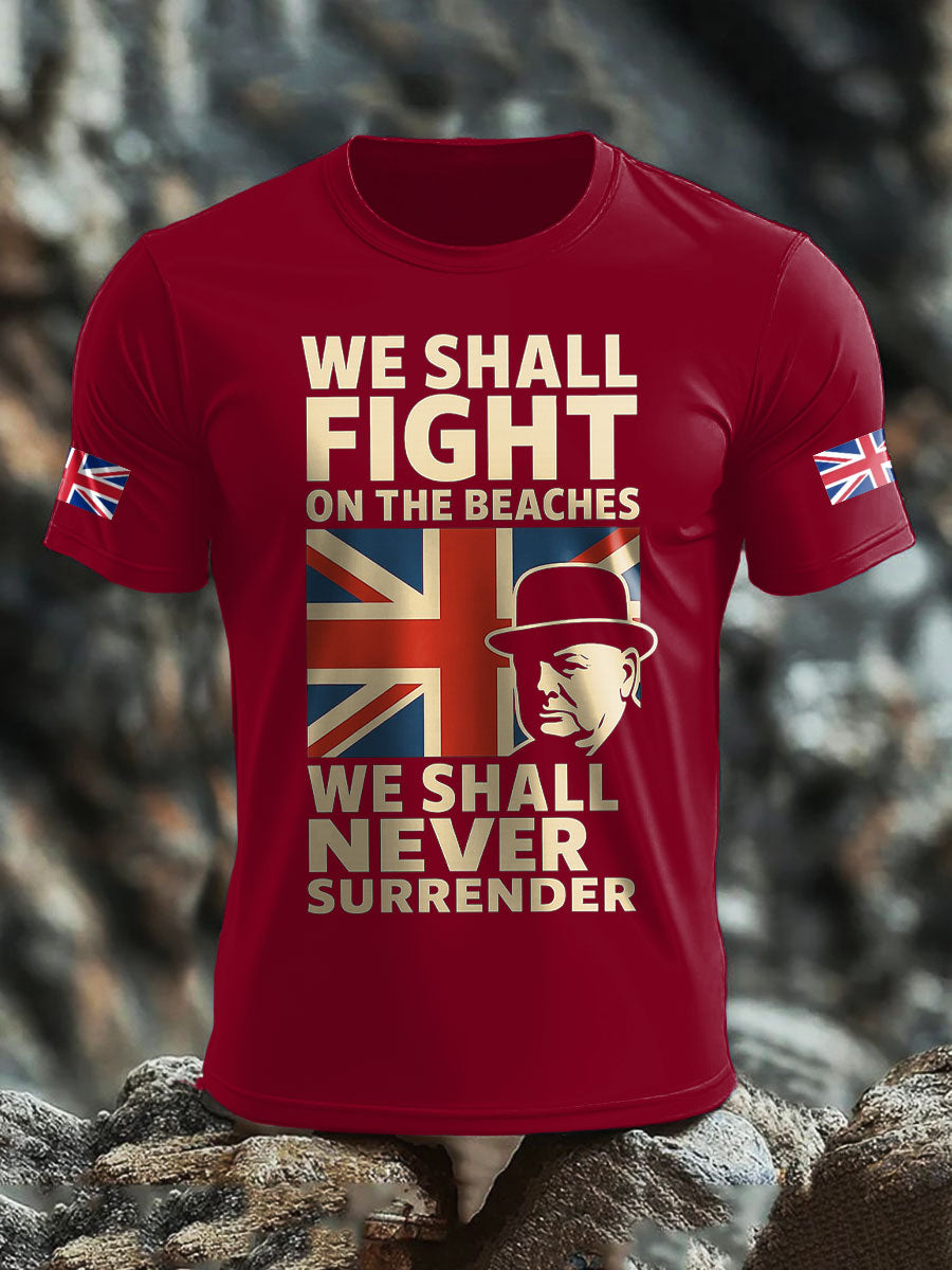 Men's UK Flag Printed T-shirt