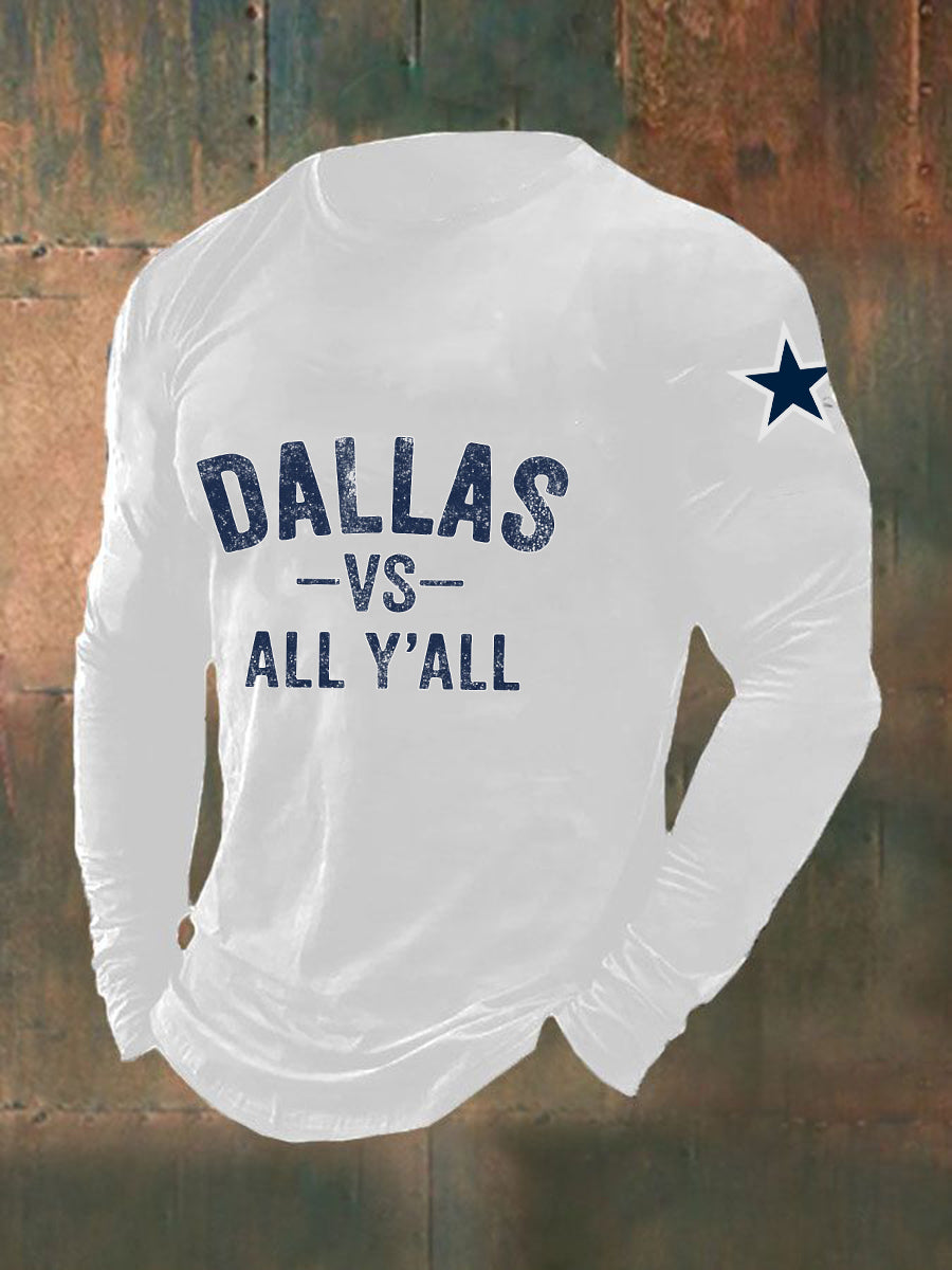 Men's American Football Long Sleeve T-Shirt