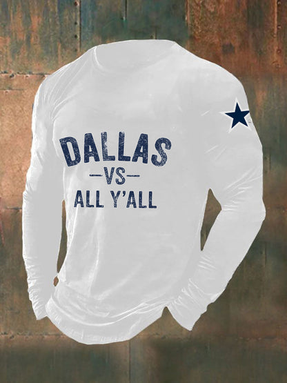 Men's American Football Long Sleeve T-Shirt