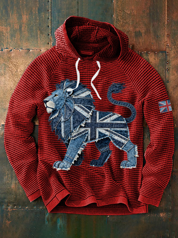 Men's Charlie Kirk Waffle Hoodie