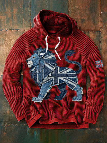 Men's Charlie Kirk Waffle Hoodie