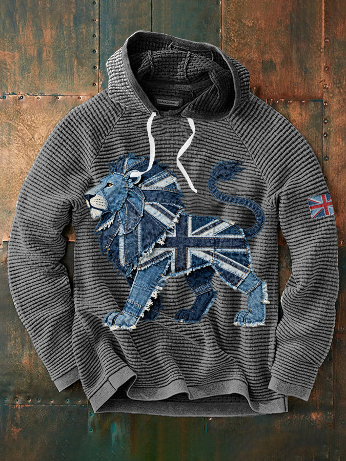 Men's Charlie Kirk Waffle Hoodie