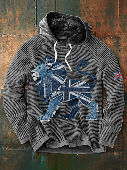 Men's Charlie Kirk Waffle Hoodie