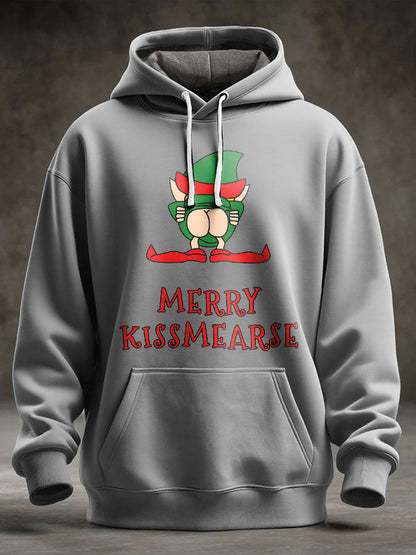 Unisex UK Flag Christmas Santa Printed Hoodie