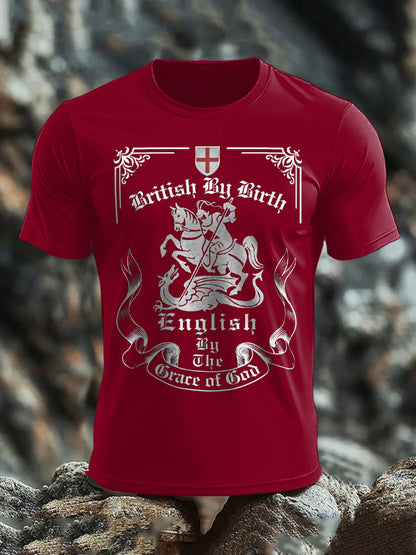 Men's English Proud Printed T-shirt