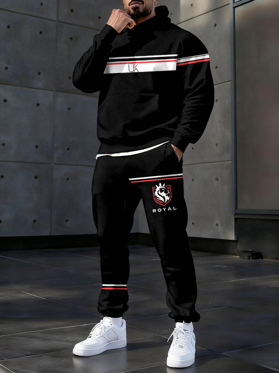 Men's Casual Hoodie And Pants Set