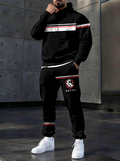 Men's Casual Hoodie And Pants Set