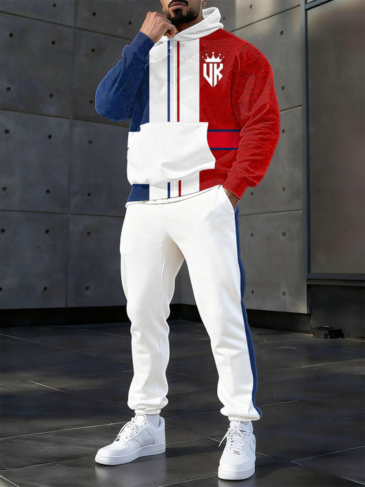 Men's Casual Hoodie And Pants Set