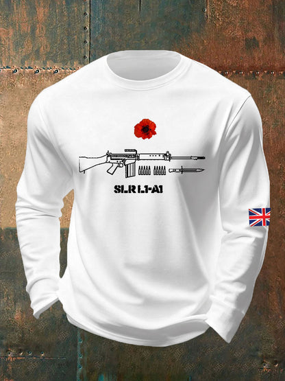 Men's British Remembrance Day Crew Neck Sweatshirt