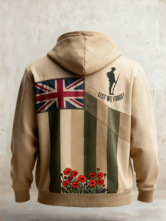 Men's Oversized Drop-Shoulder Hoodie with Pockets