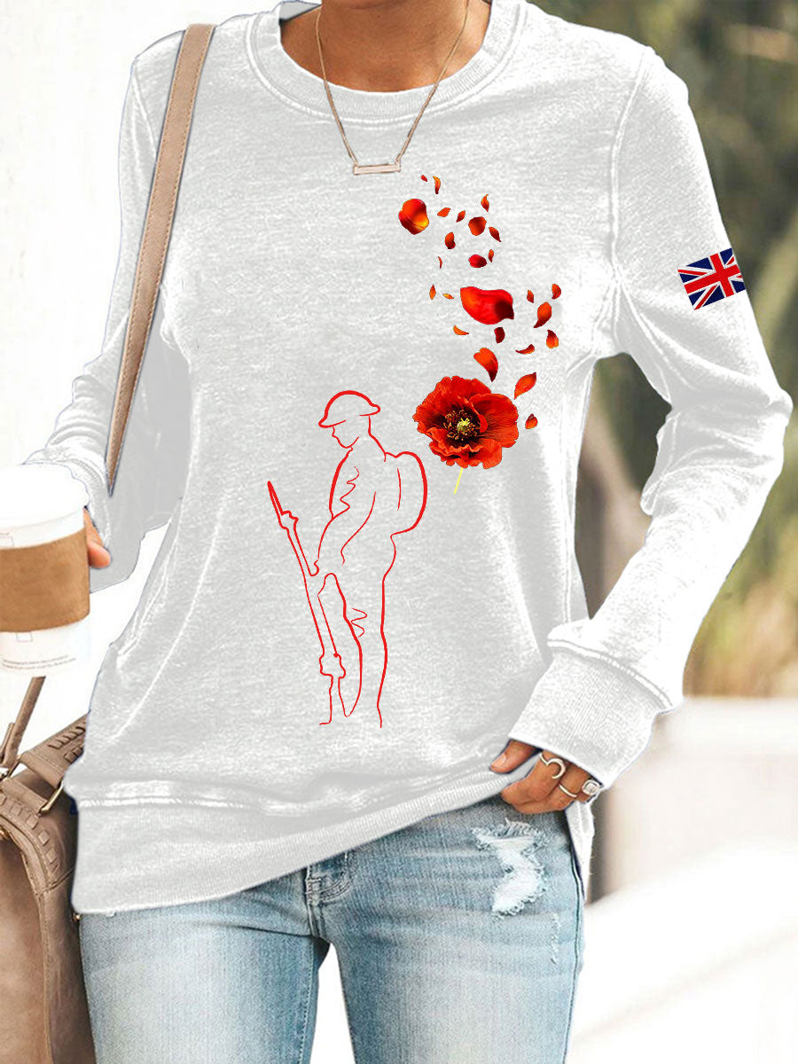 Women's Remembrance Day Lest We Forget Sweatshirt