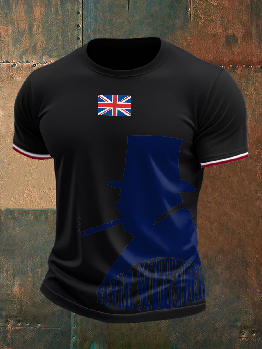 Men's Funny Churchill Printed T-shirt