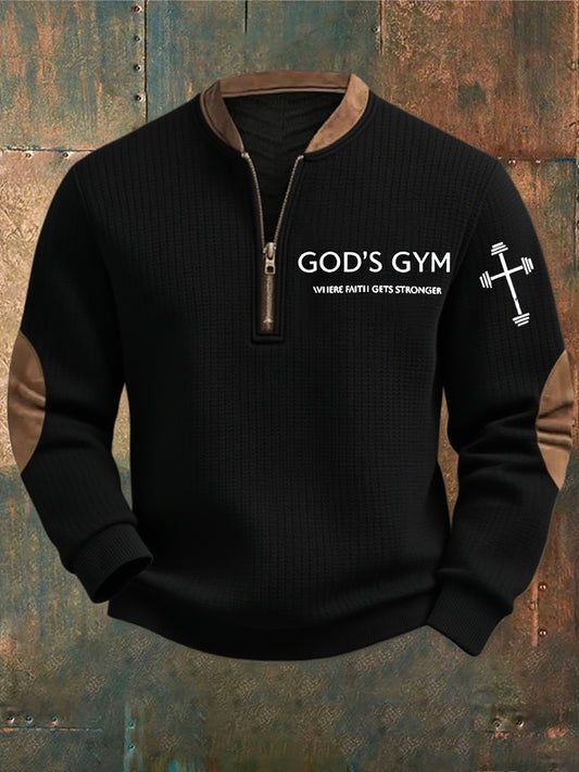Men's Vintage Art Faith Casual Sweatshirt