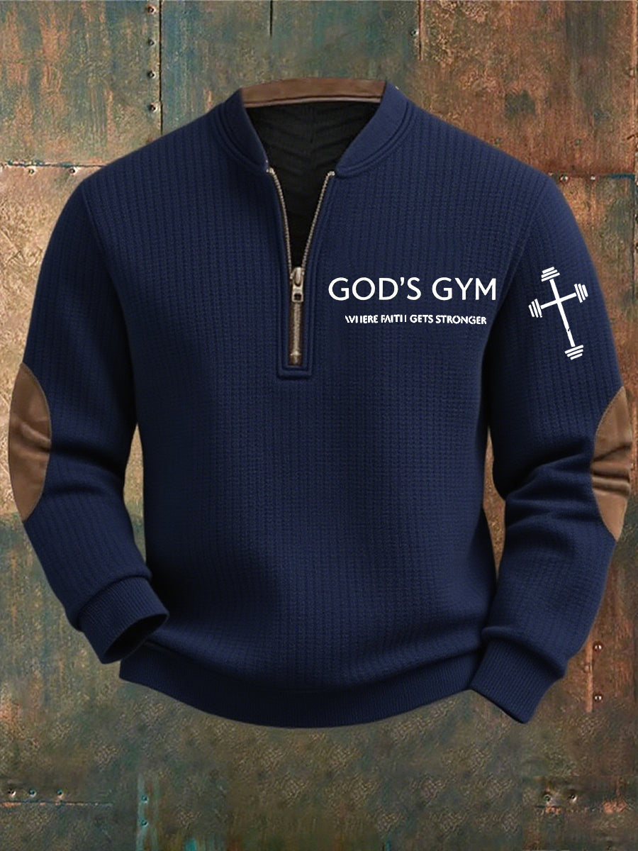 Men's Vintage Art Faith Casual Sweatshirt