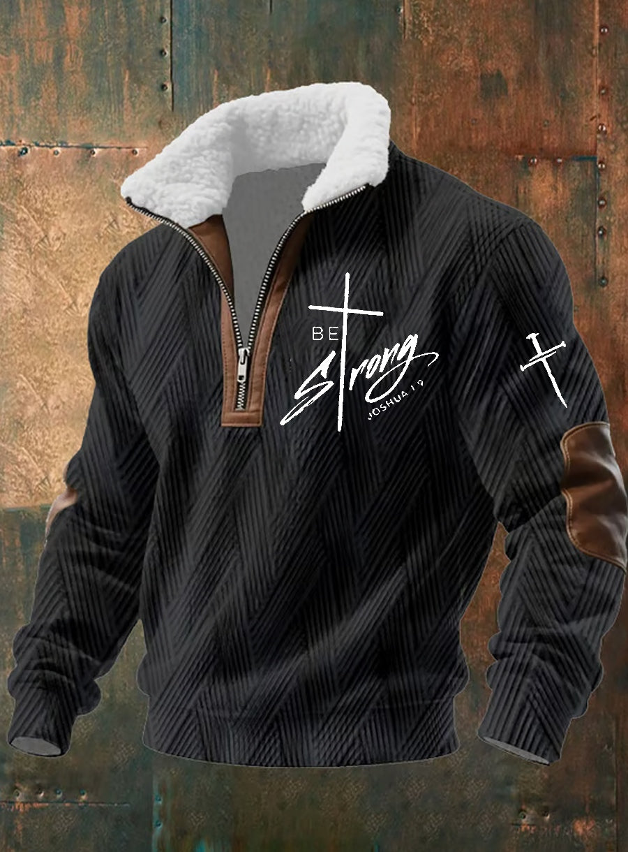 Men's Vintage Art Faith Casual Sweatshirt