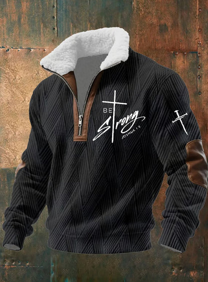 Men's Vintage Art Faith Casual Sweatshirt