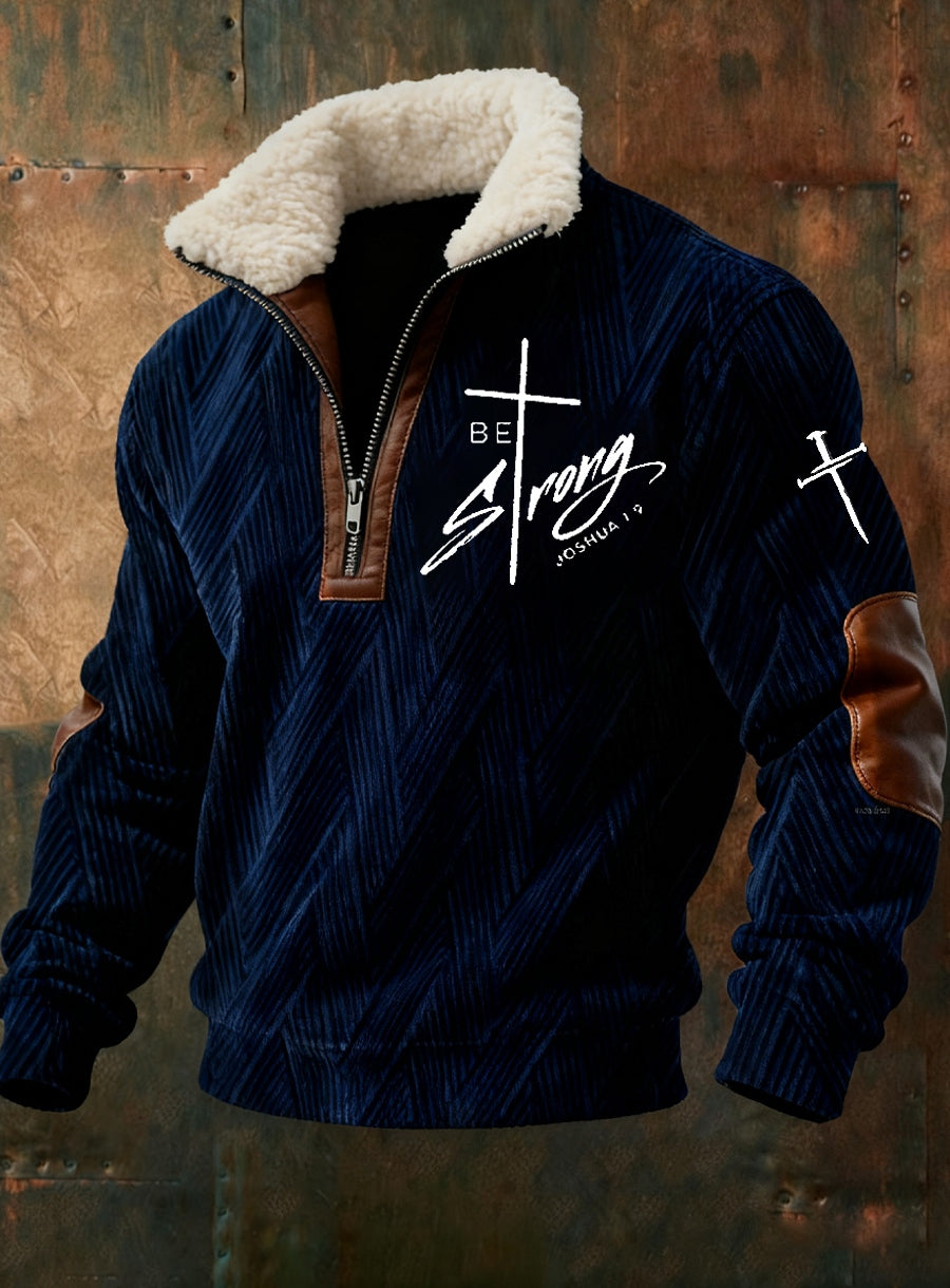 Men's Vintage Art Faith Casual Sweatshirt