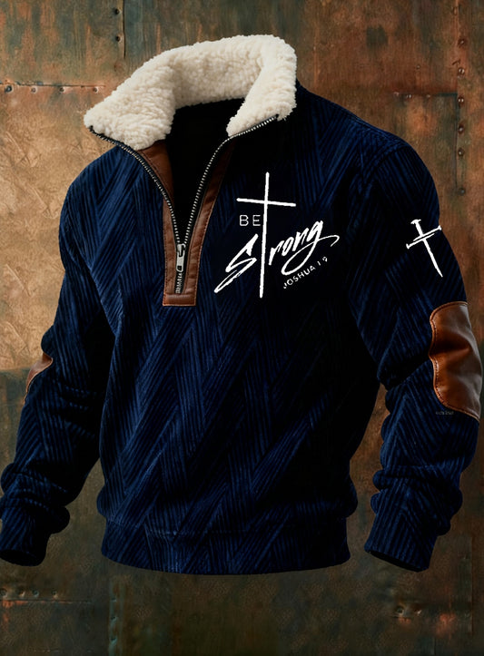 Men's Vintage Art Faith Casual Sweatshirt