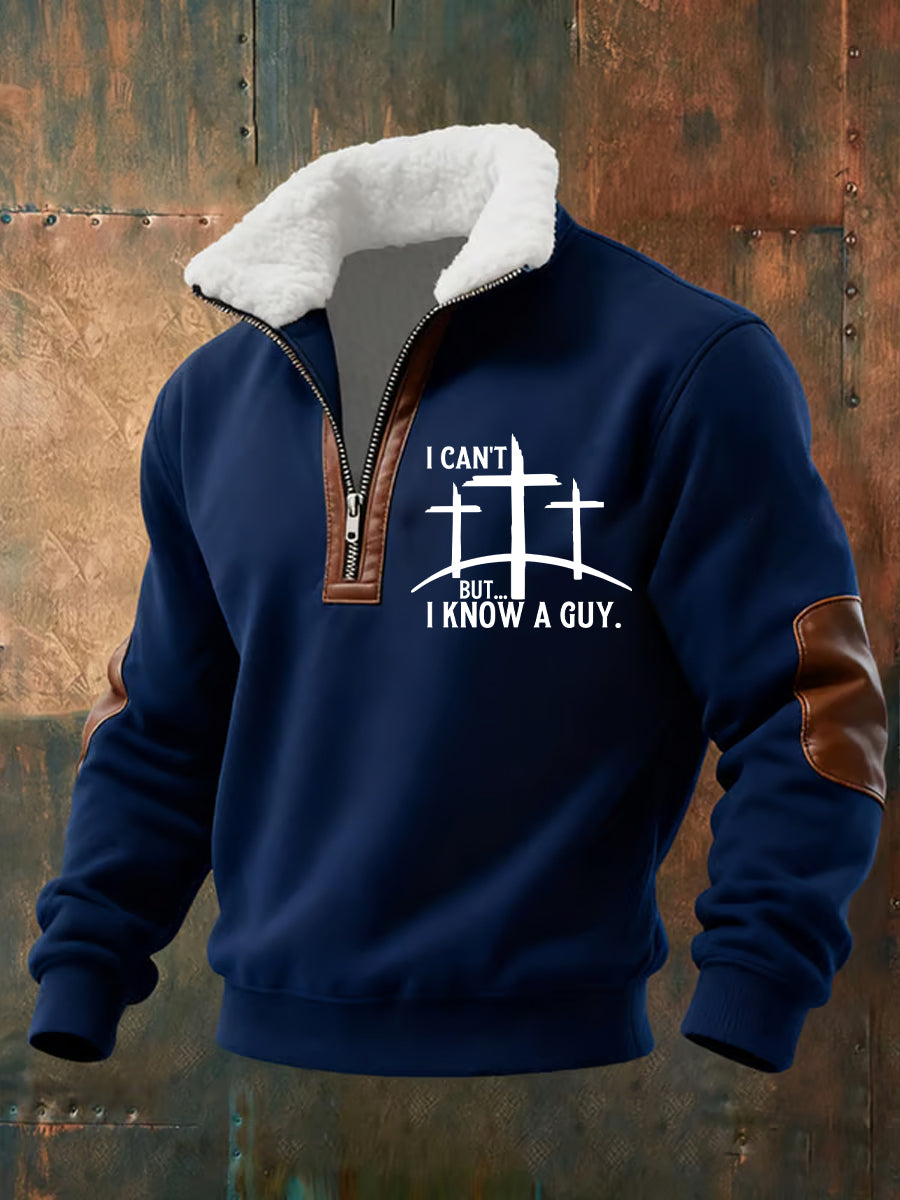 Men's Vintage Art Faith Casual Sweatshirt