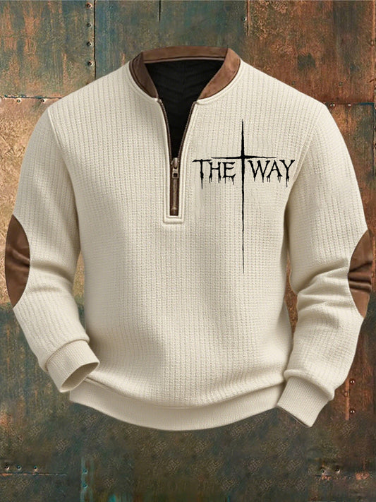 Men's Vintage Art Faith Casual Sweatshirt