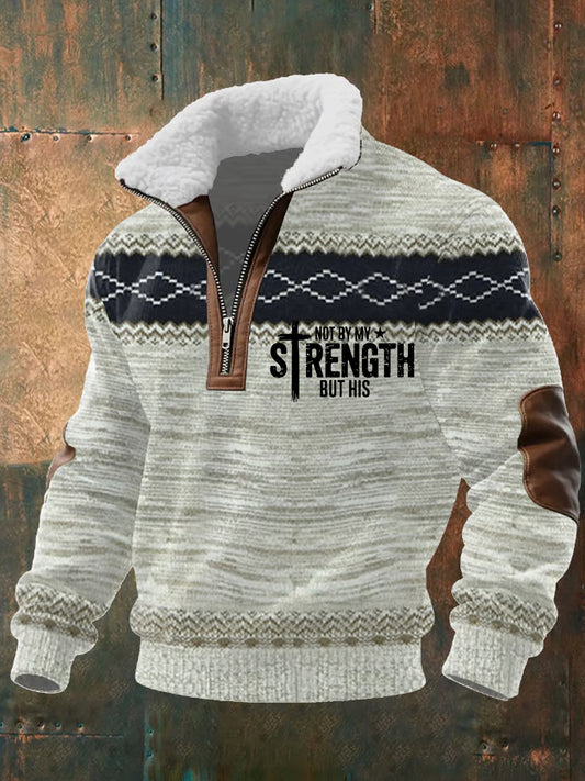 Men's Vintage Art Faith Casual Sweatshirt