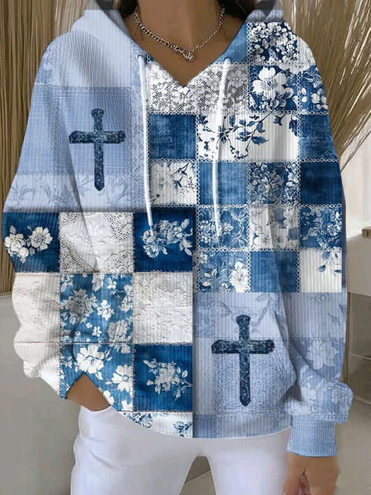 Women's Faith Art Print Hoodie