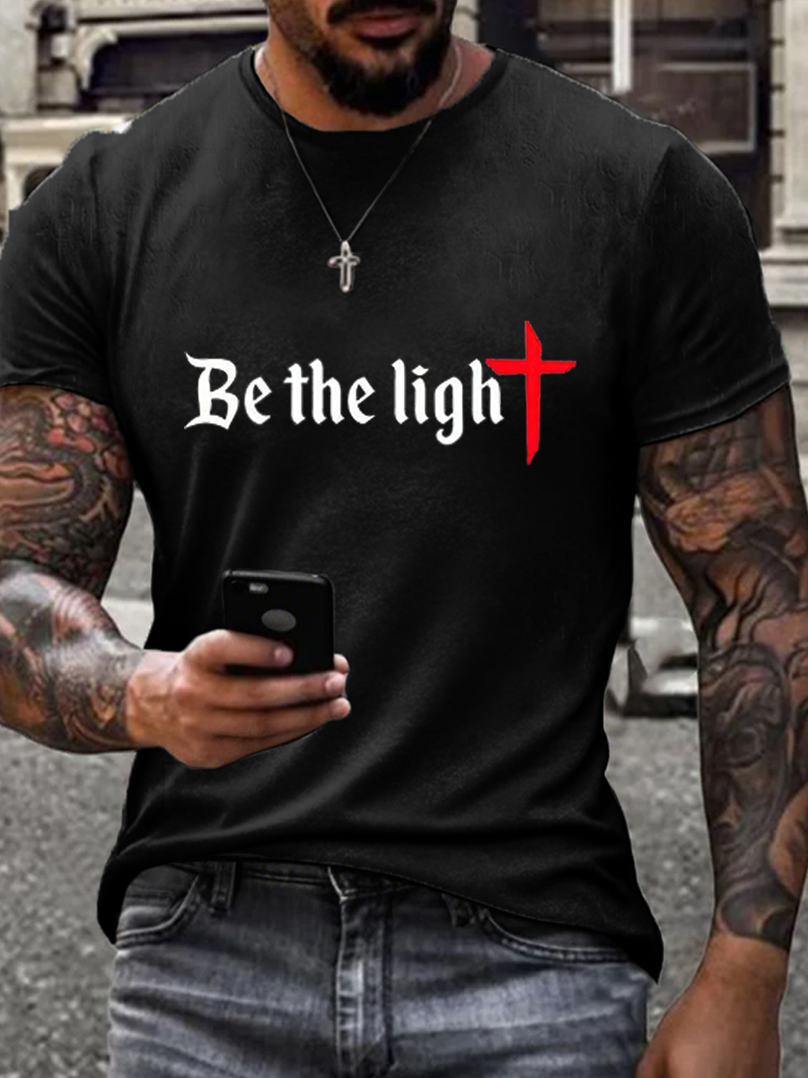 Men's Casual Print Short Sleeve T-Shirt