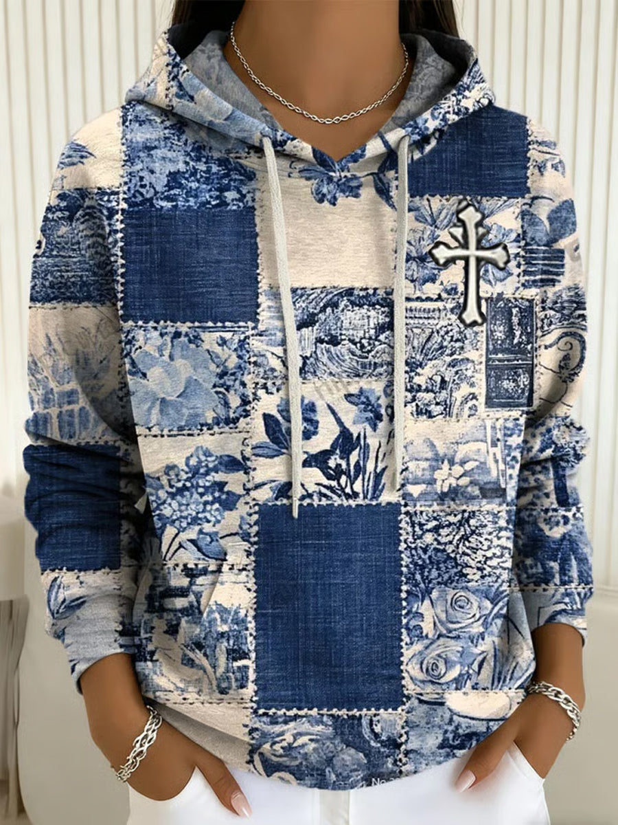 Women's Faith Art Print Hoodie