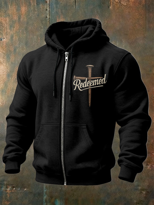 Retro Faith Style Casual Hooded Jacket