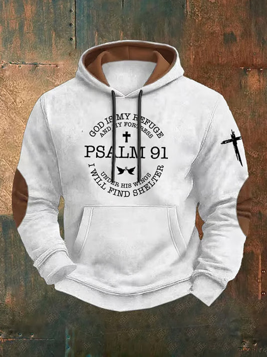 Men's Retro Artistic Casual Hooded Sweatshirt