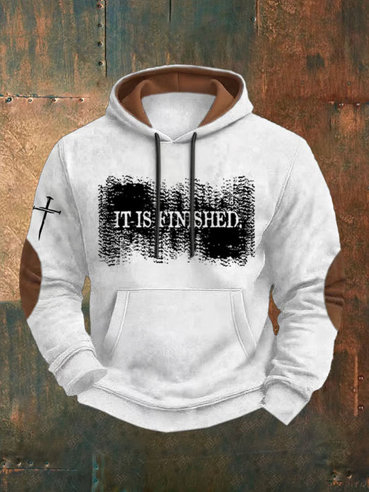 Men's Retro Artistic Casual Hooded Sweatshirt