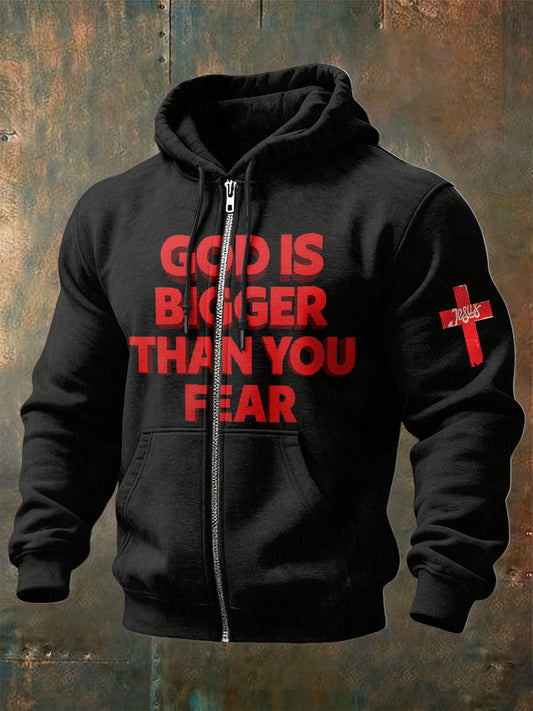 Retro Faith Style Casual Hooded Jacket