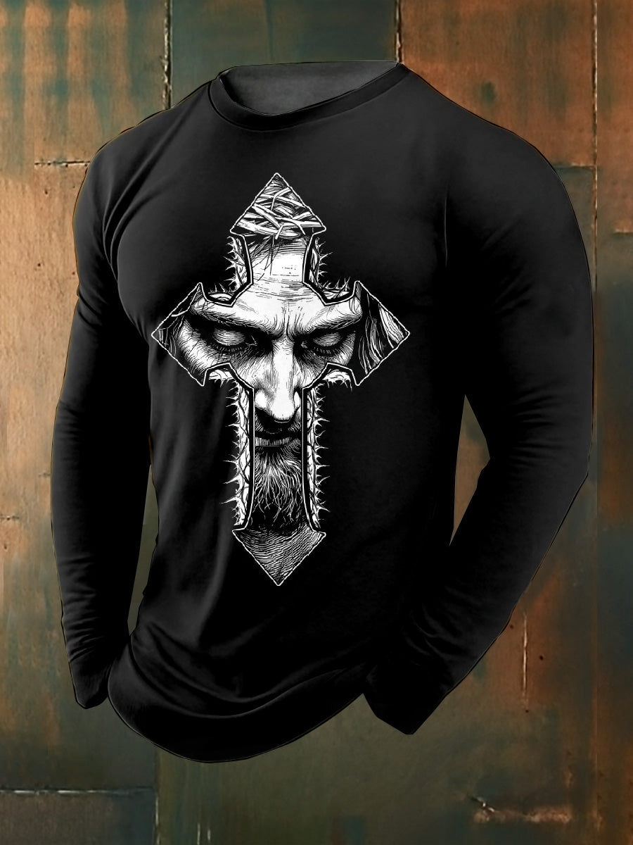 Retro Faith Style Casual Sweatshirt