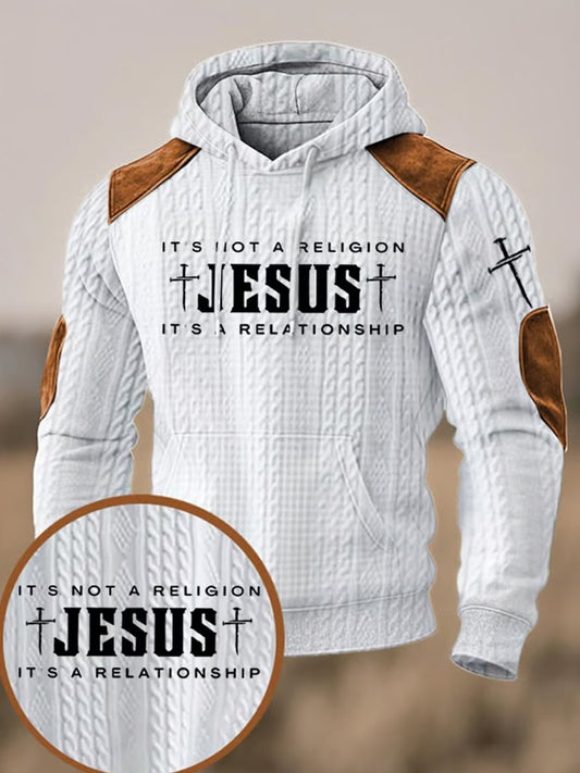 Men's Retro Artistic Casual Hooded Sweatshirt