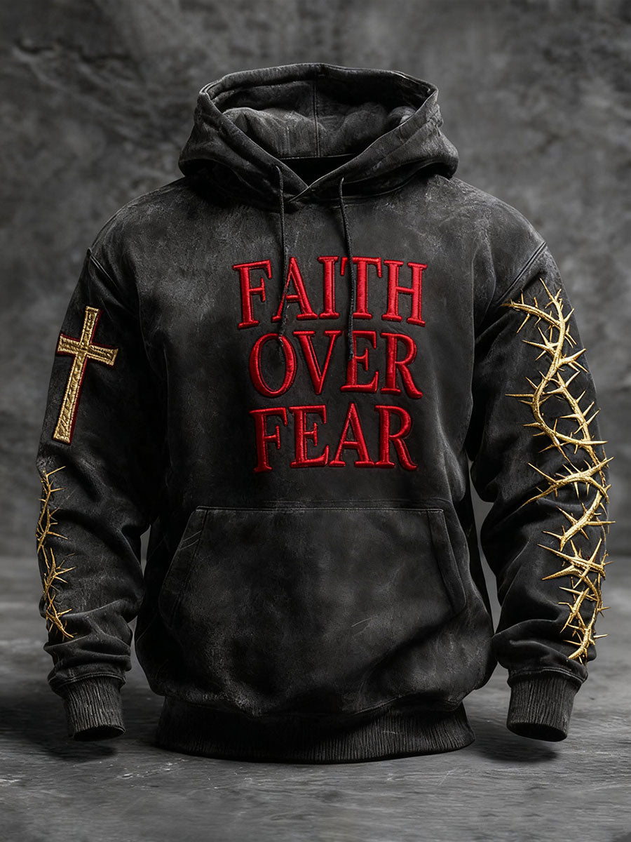 Men's Faith Over Fear Hoodie
