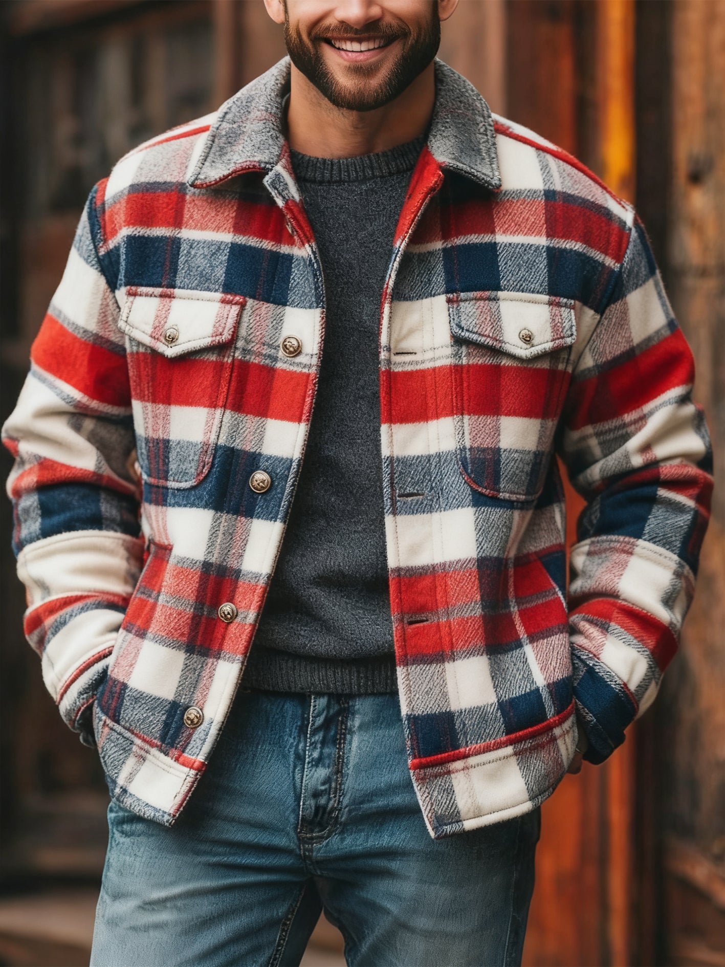 Men's British Style Casual Jacket