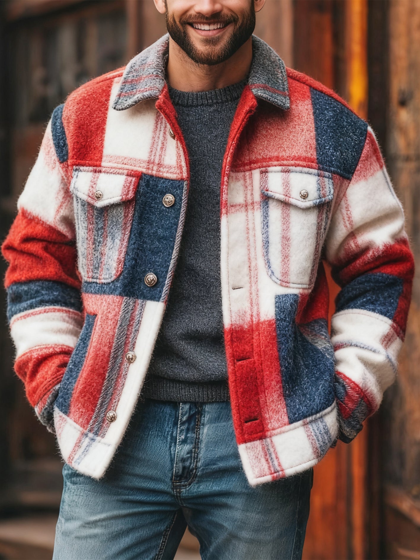 Men's British Style Casual Jacket