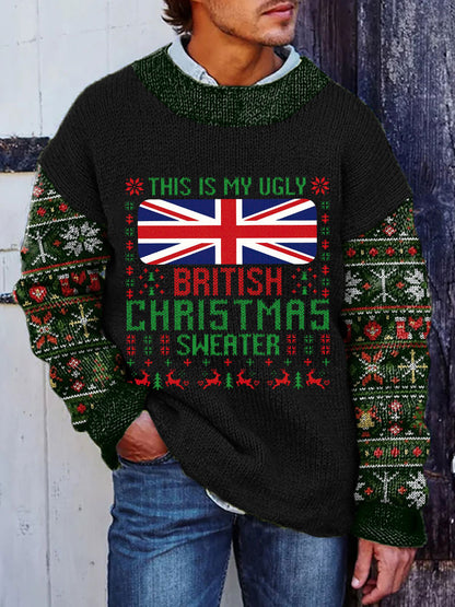 Men's This Is My Ugly British Christmas Sweater