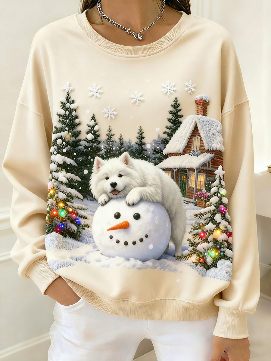 Women's Retro  Animal Art Print Comfortable Top