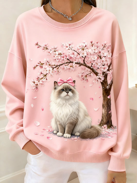 Women's Retro  Animal Art Print Comfortable Top