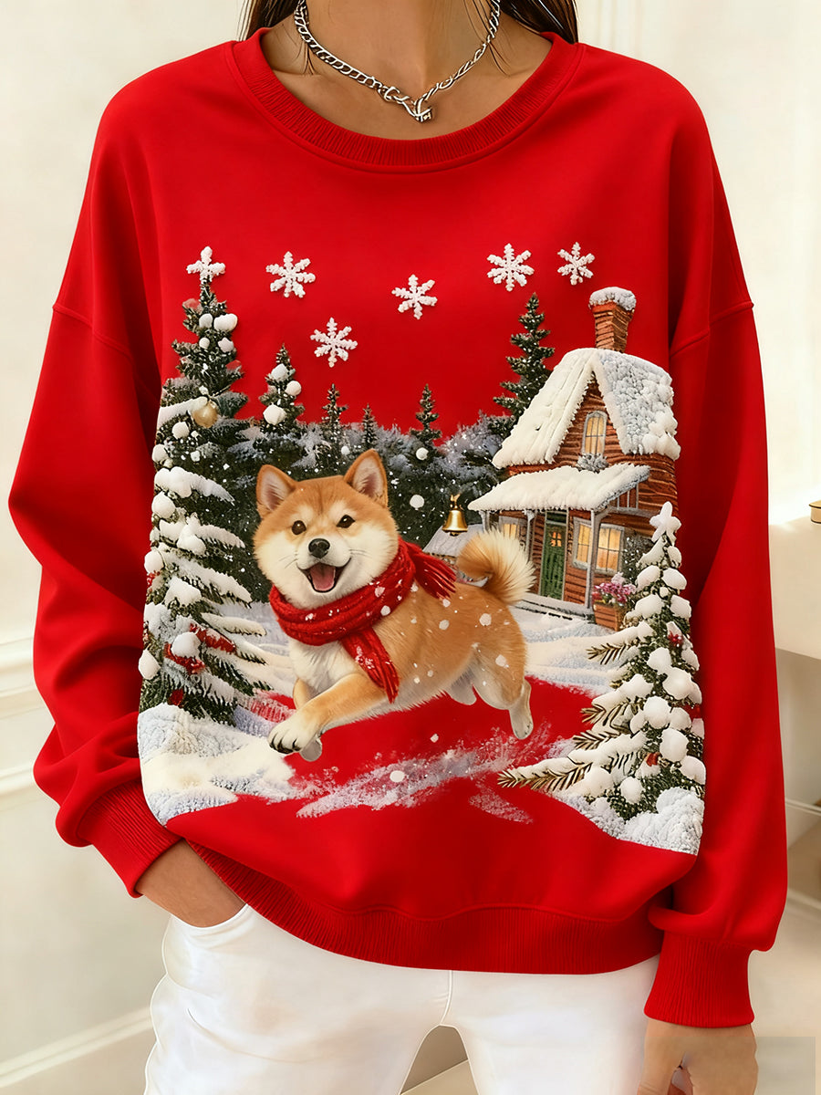 Women's Retro  Animal Art Print Comfortable Top