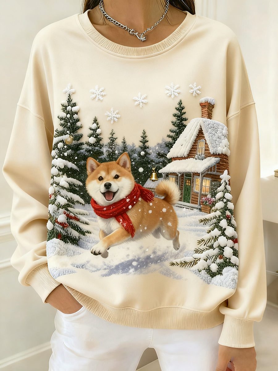 Women's Retro  Animal Art Print Comfortable Top