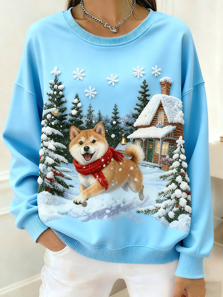 Women's Retro  Animal Art Print Comfortable Top