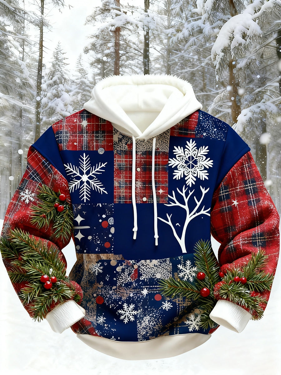 Men's Retro Christmas Casual Comfort Flannel Sweatshir