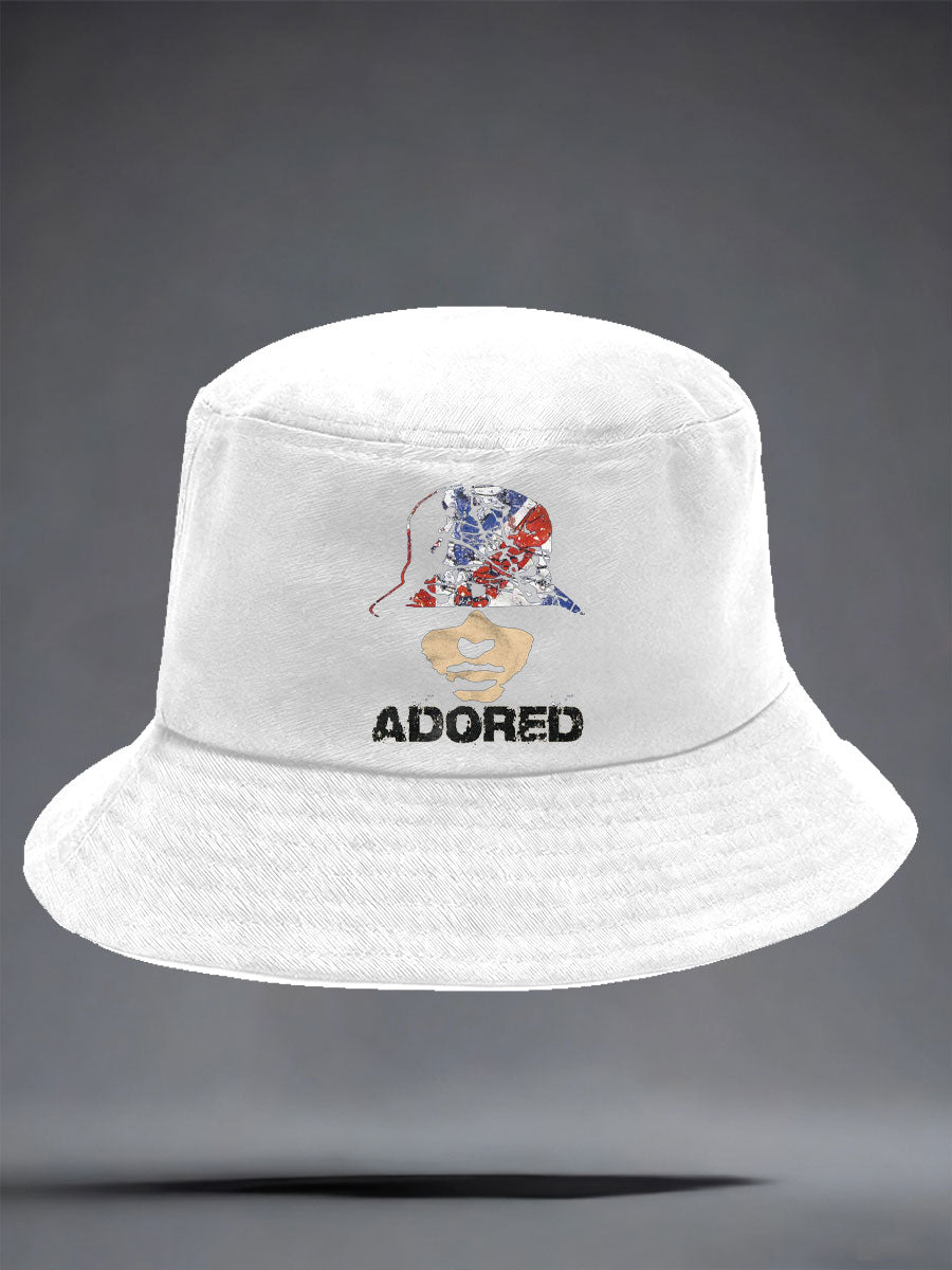 Unisex Adored Lemon Roses Music Lover Printed Hat