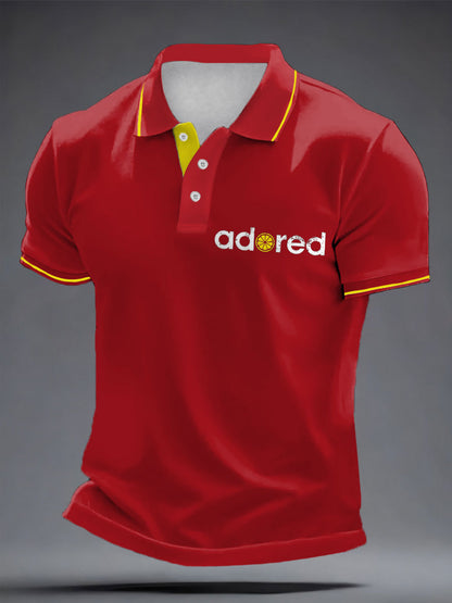 Men's I Wanna Be Adored Lemon Roses Music Lover Printed Casual Tops