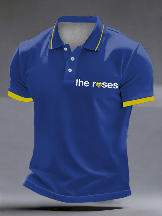 Men's Lemon Roses Music Lover polo shirt